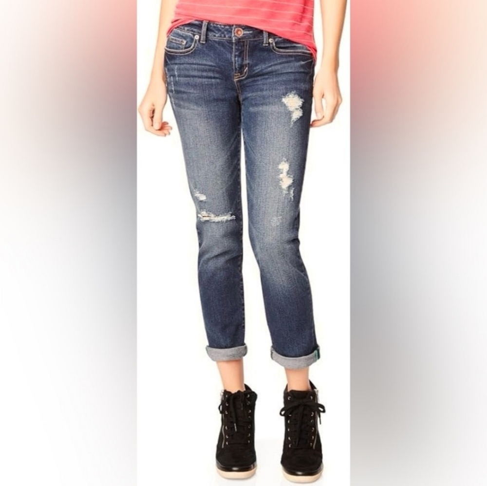 AEROPOSTALE Bayla Skinny Fit Capri Jeans